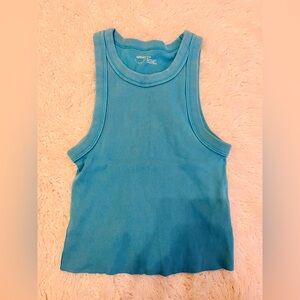 Aerie - Teal Ribbed Tank Top - Size Medium